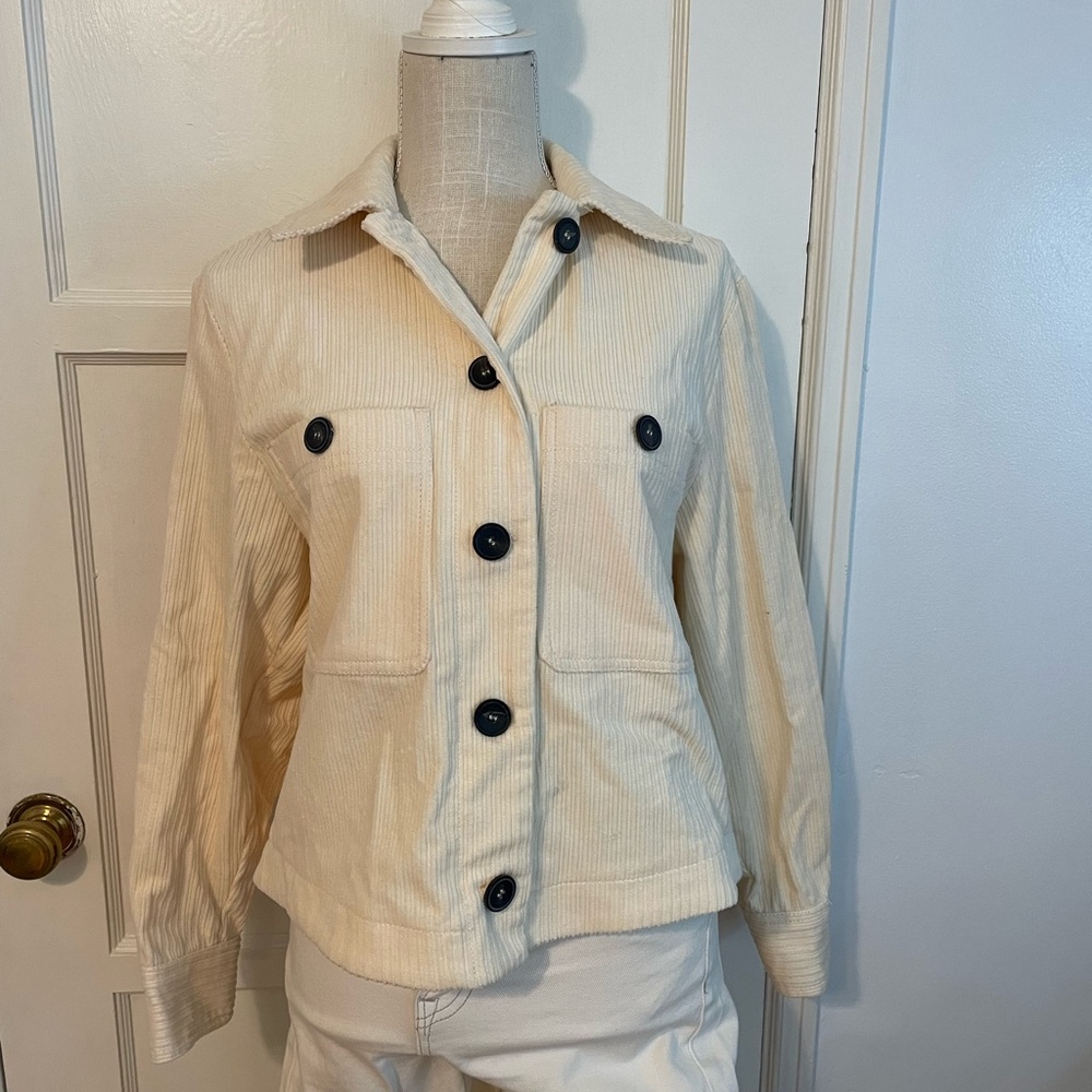 Zara Cream Button Up